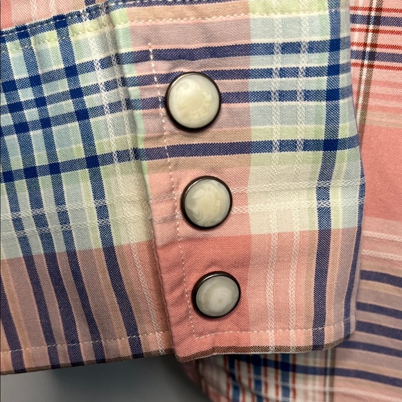 Polo by Ralph Lauren Pink and Blue Plaid Shirt - Picture 4 of 4